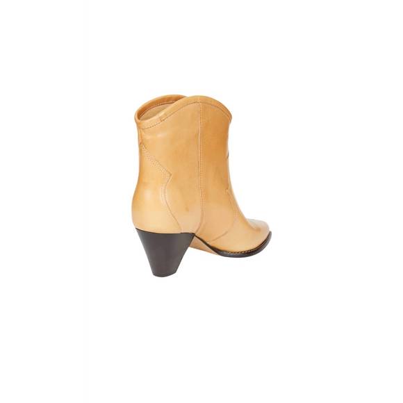 NEW ISABEL MARANT darizo leather ankle boot in natural - Picture 2 of 4